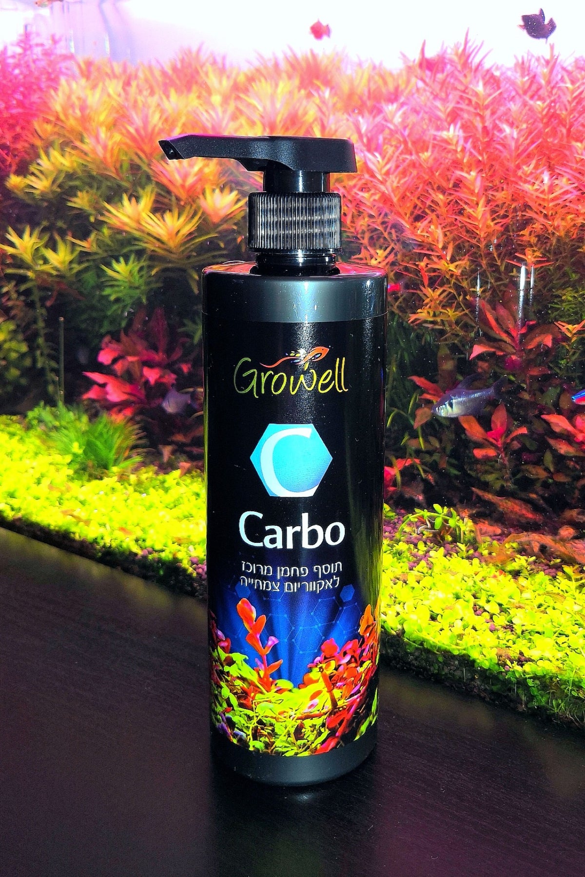 גרואל קרבו Growell Carbo תוסף פחמן לאקווריום צמחייה