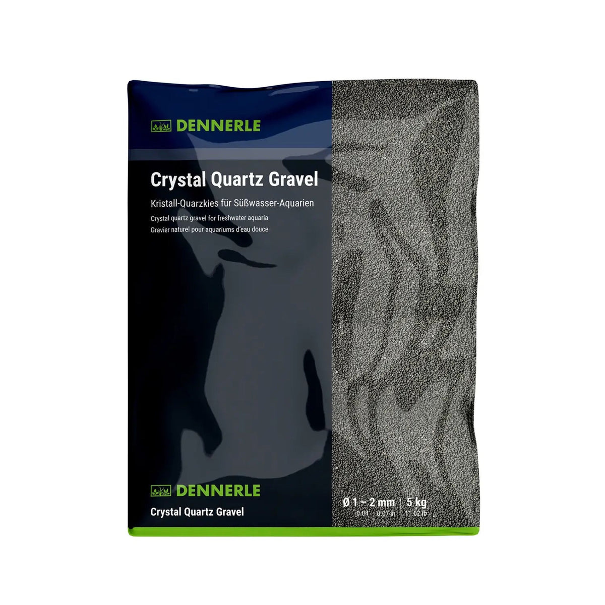 חצץ קוורץ שחור יהלום דנרלי Dennerle Diamond Black 5 ק"ג