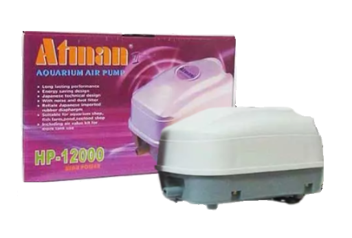 משאבת אוויר אטמן HP-12000 – 110 ליטר לדקה | 10 יציאות | 60W