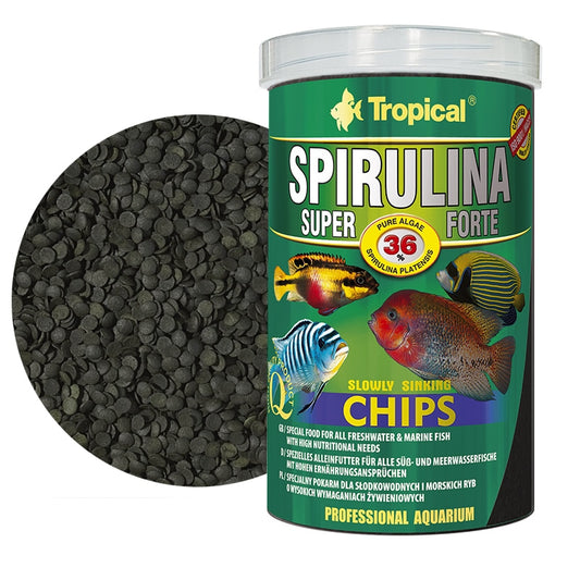 Tropical Spirulina Super Forte 250 מ״ל | מזון גרגירי צמחי לדגים