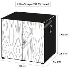 שולחן UltraScape 90 עץ/לבן אקווהאל